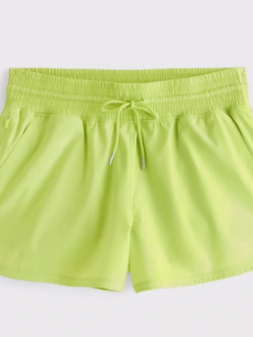Abercrombie & Fitch Neon Lime Athletic Shorts L